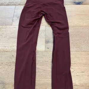 lululemon athletica Burgundy Ankle Pants